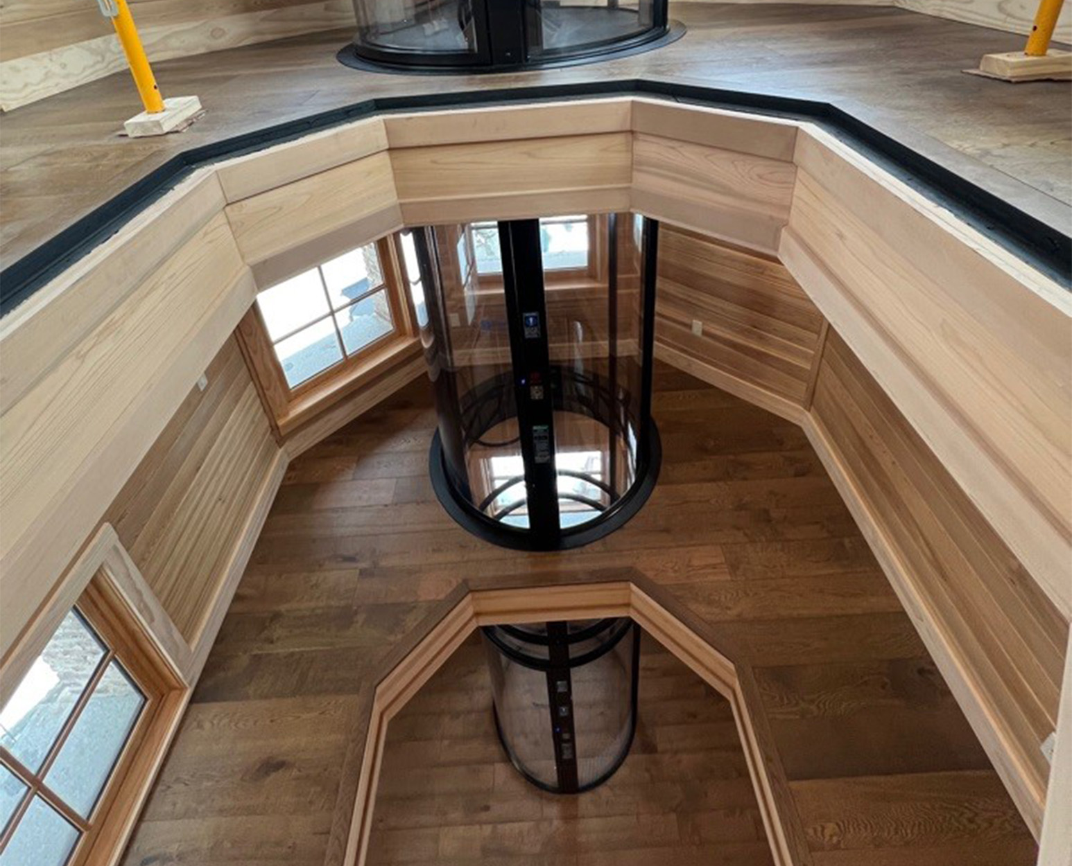 PVE elevator in lodge