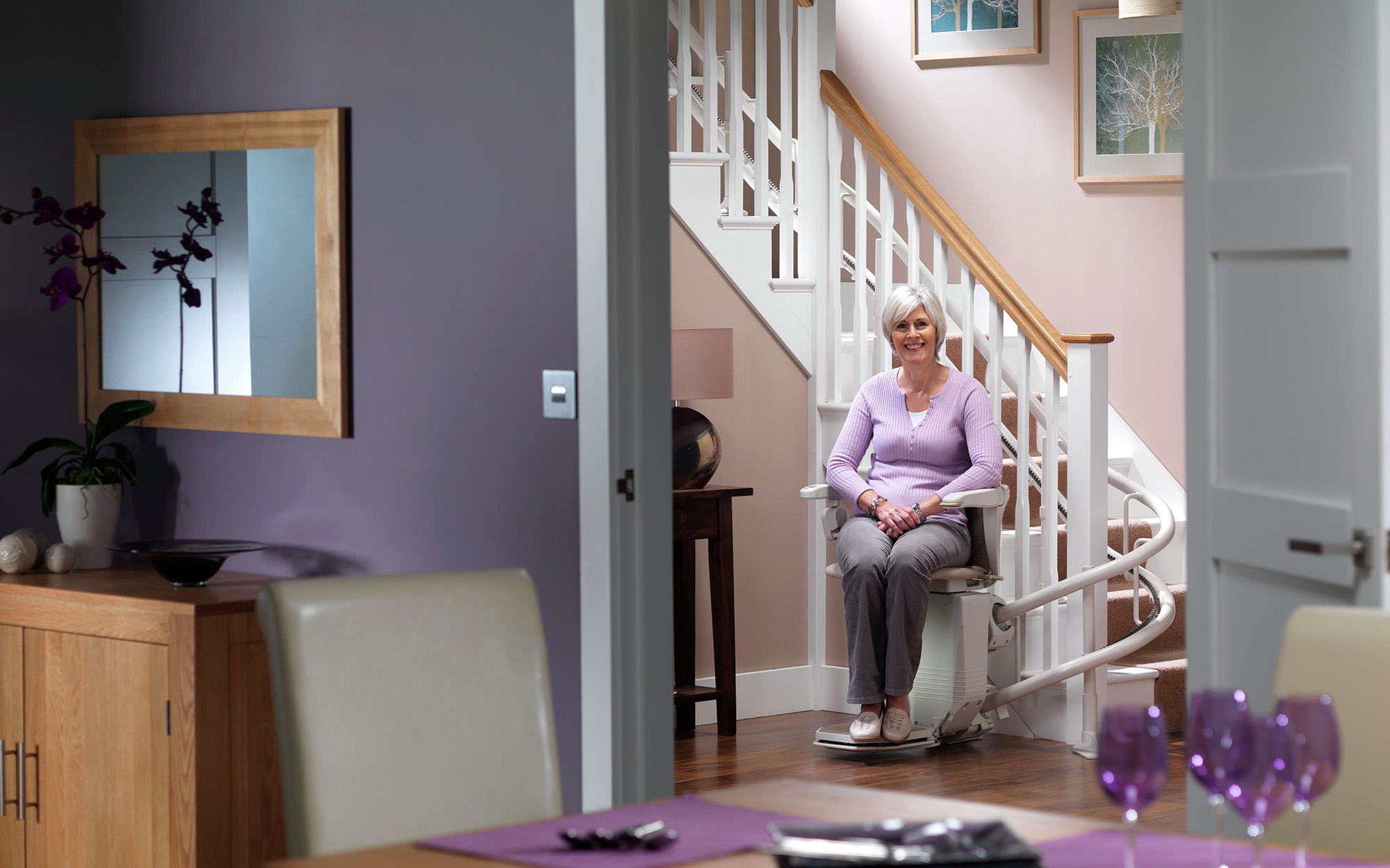 Stairlifts Stannah Starla 260 Curved 1