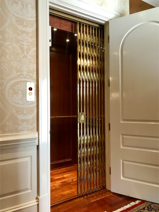 Elevator open gate