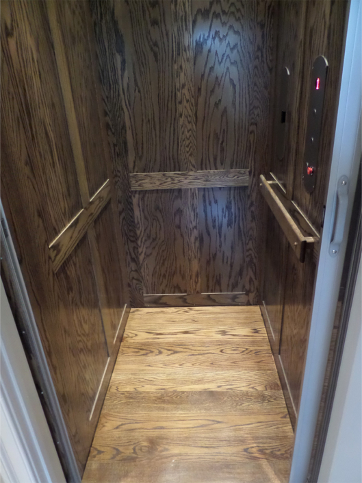 Elevator wooden