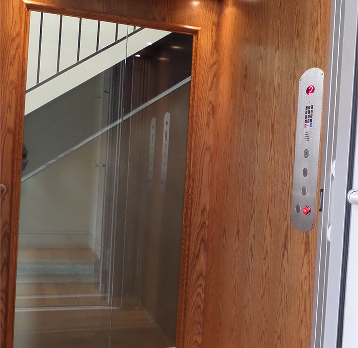 Elevator interior view