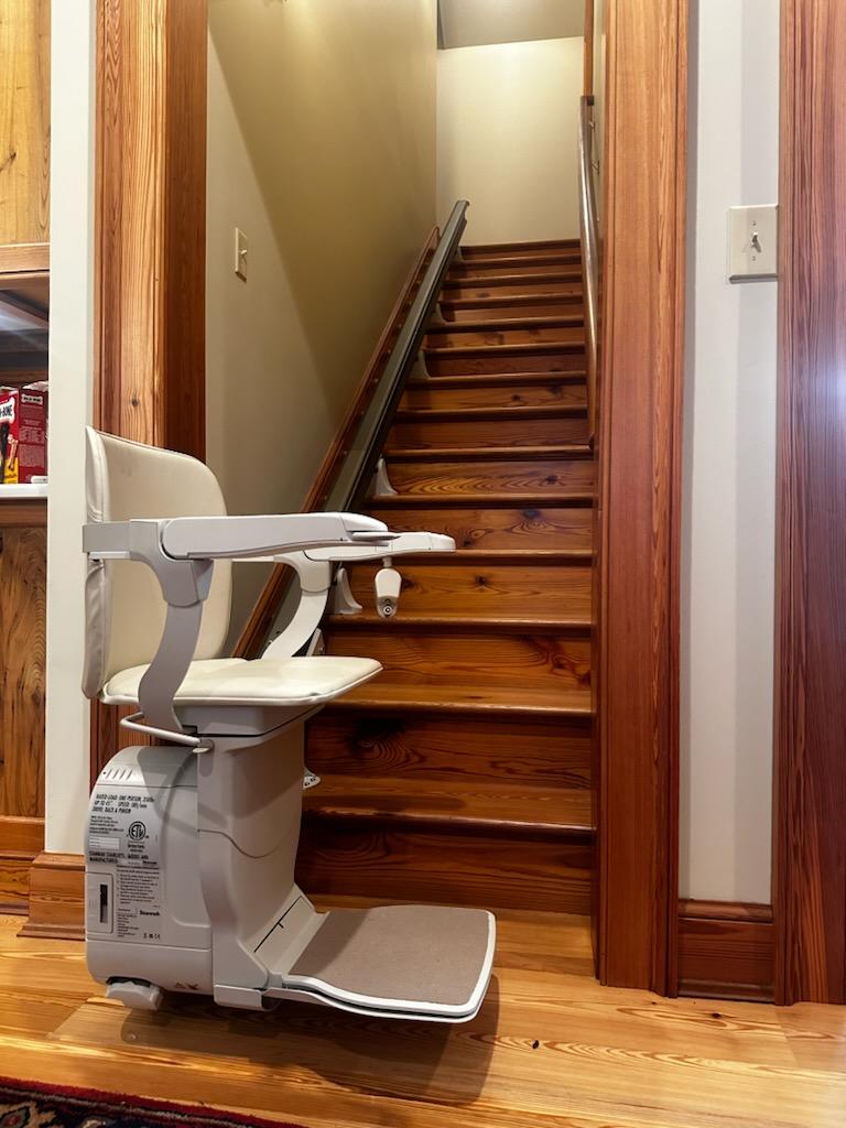 Stairlift Chair At Bottom