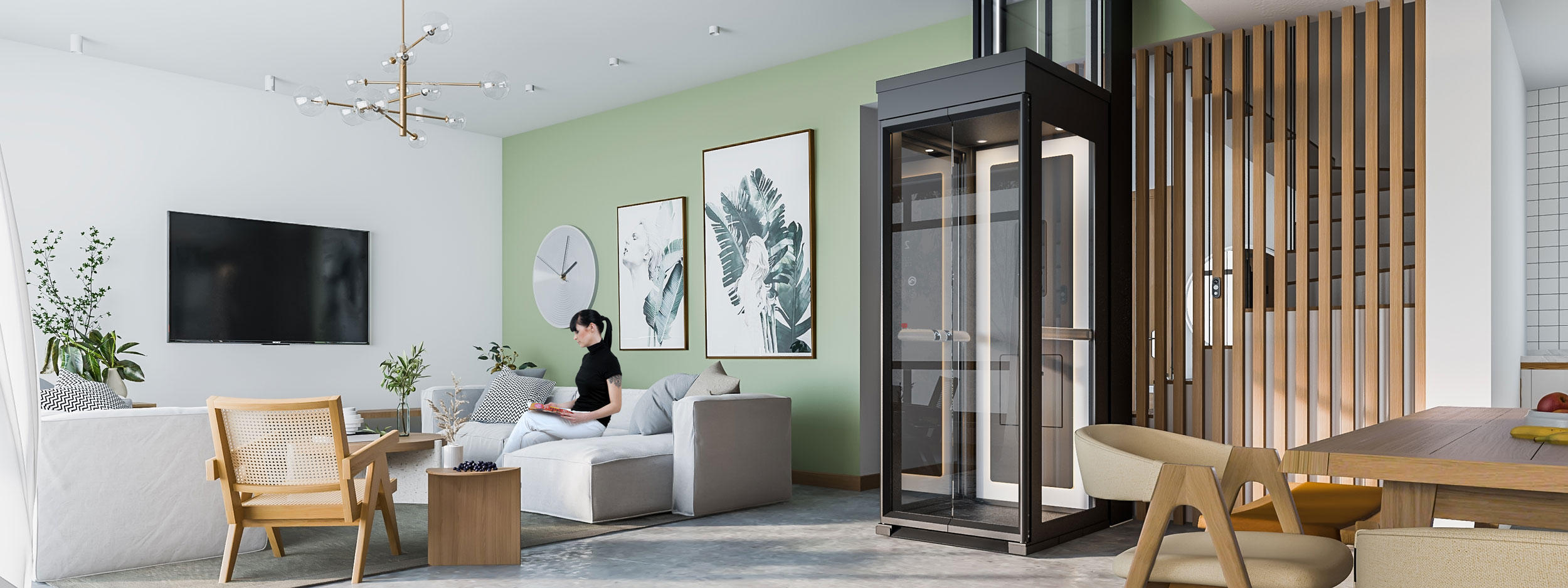 Cibes Ascenda in living room